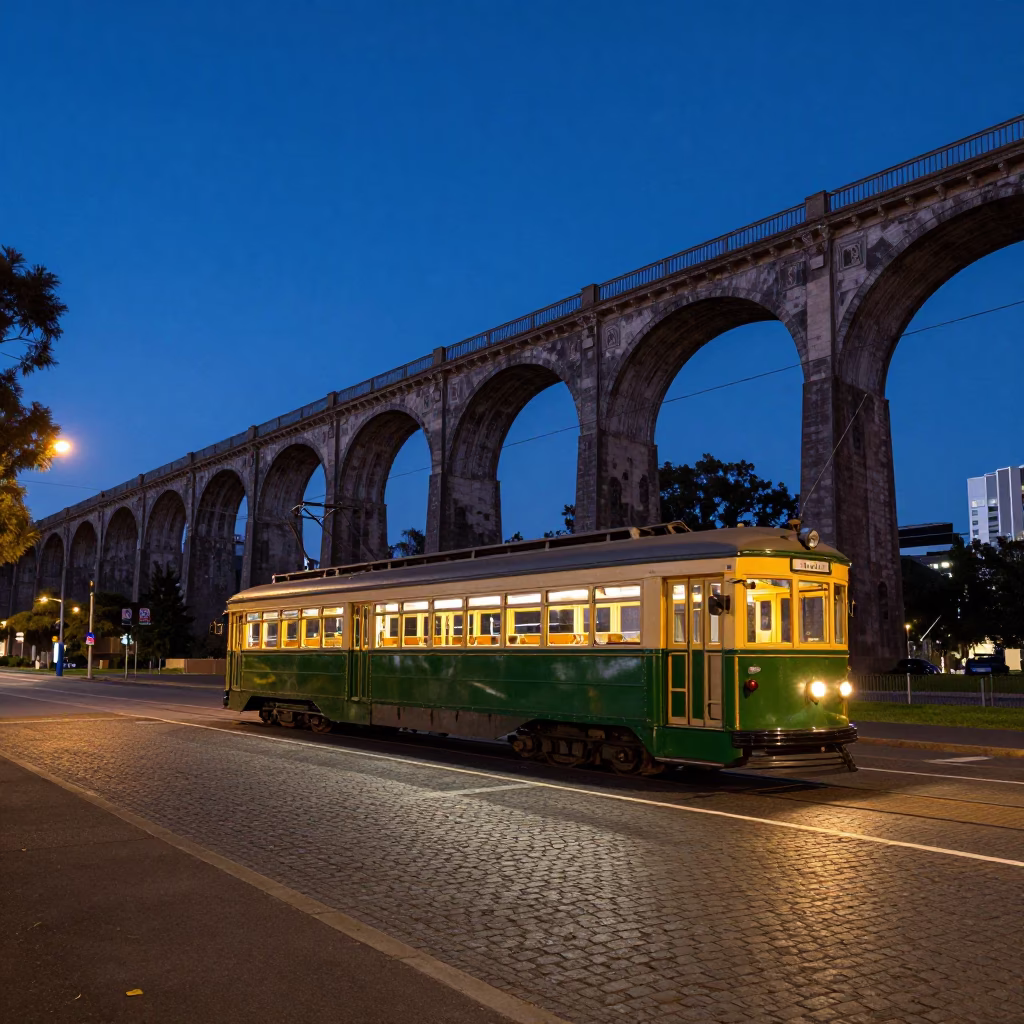 Historic Architecture in Adelaide at Twilight in in Adelaide, South Australia, Australia