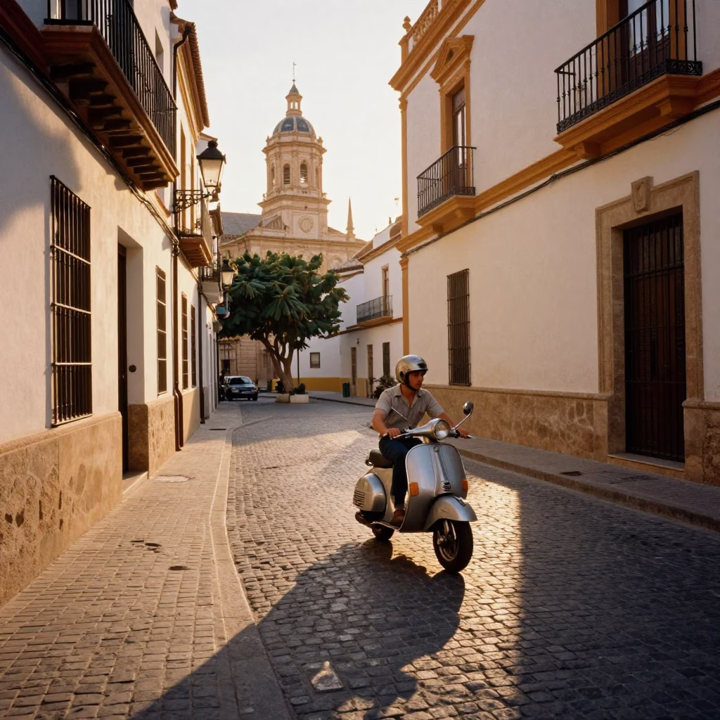 Historic During Honeyed Evening Light in Valencia in in Valencia, Spain