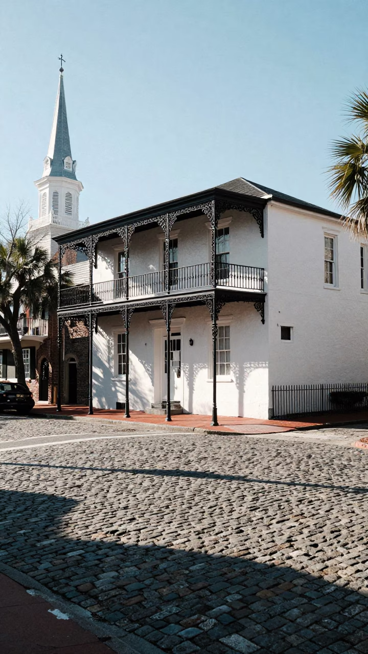 Historic Intersection in Charleston in in Charleston, South Carolina, United States
