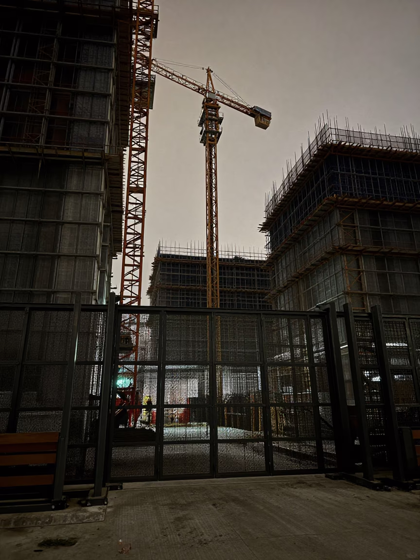 Ho Chi Minh City Construction Site in in Ho Chi Minh City, Vietnam