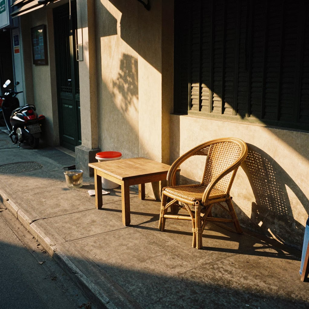 Ho Chi Minh City Evening Light at Honeyed Evening Light in in Ho Chi Minh City, Vietnam