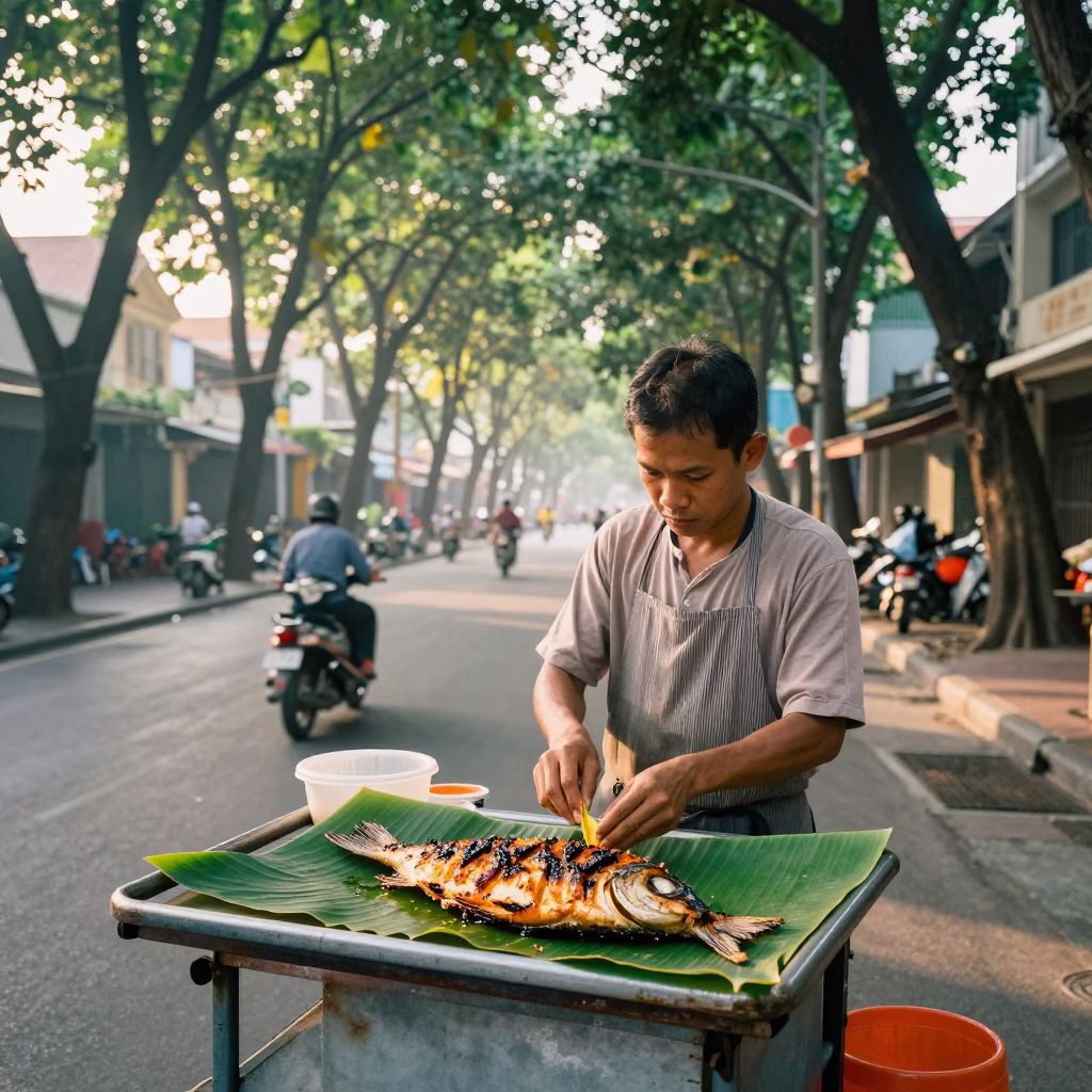 Ho Chi Minh City Grilled Fish in in Ho Chi Minh City, Vietnam