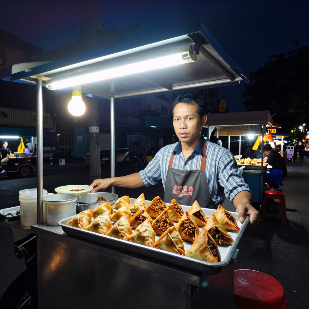 Ho Chi Minh City Night Scene in in Ho Chi Minh City, Vietnam