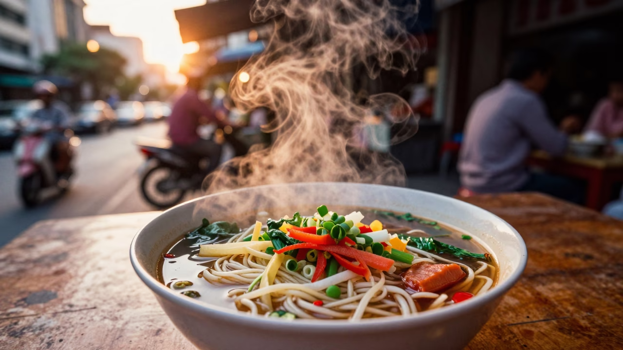 Ho Chi Minh City Shan Noodles in in Ho Chi Minh City, Vietnam