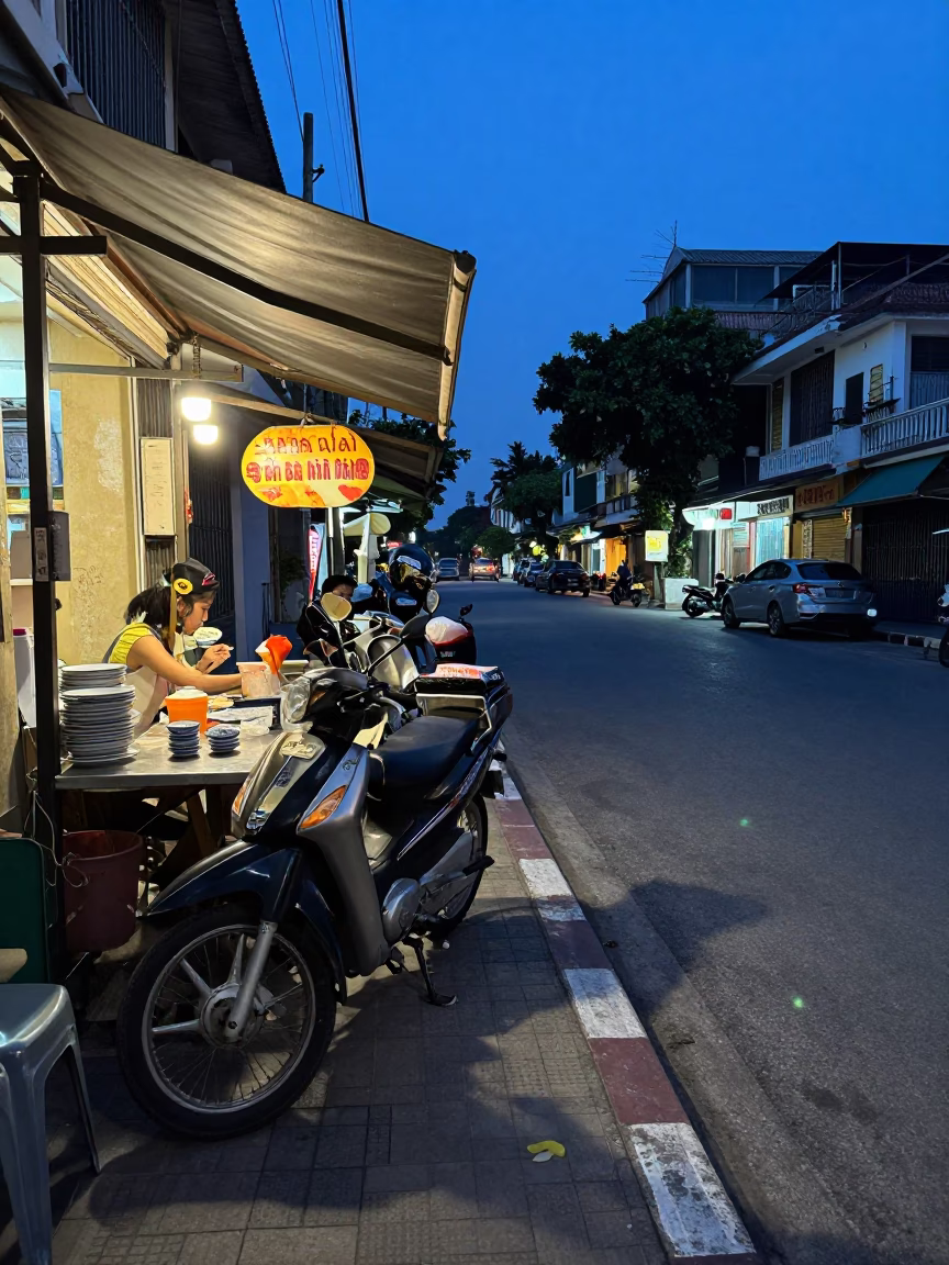 Ho Chi Minh City Street Scene in in Ho Chi Minh City, Vietnam