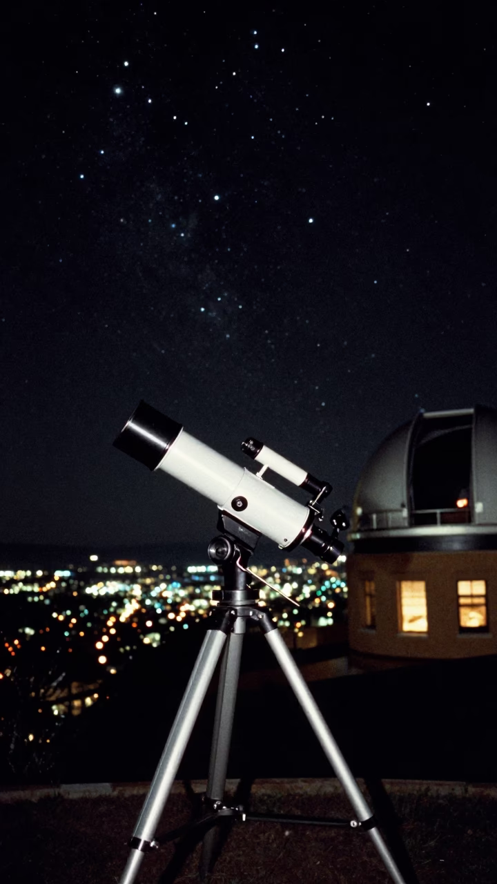 Hobart Tasmania Night Sky Observatory Telescope Gear and Starry Deep Night Photography in in Hobart, Tasmania, Australia
