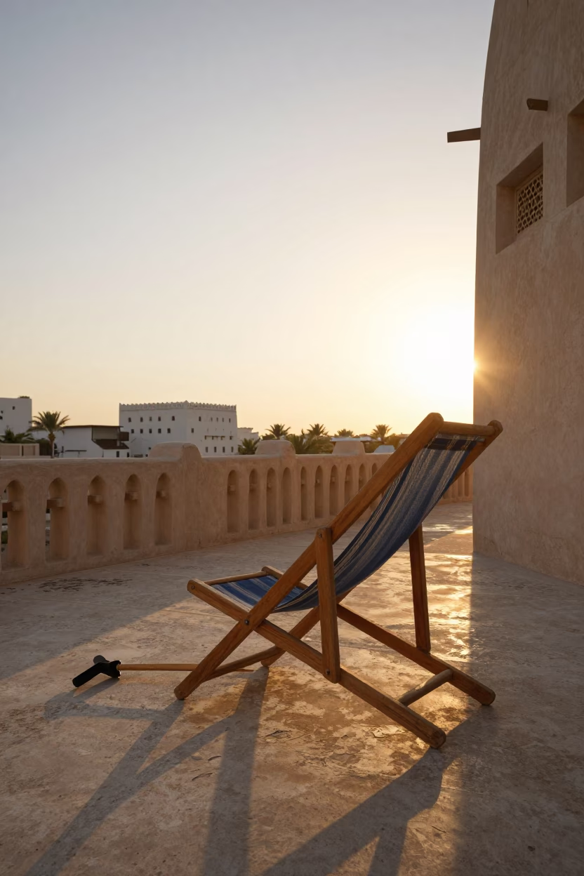 Hoe at Golden Hour in in Muscat, Oman