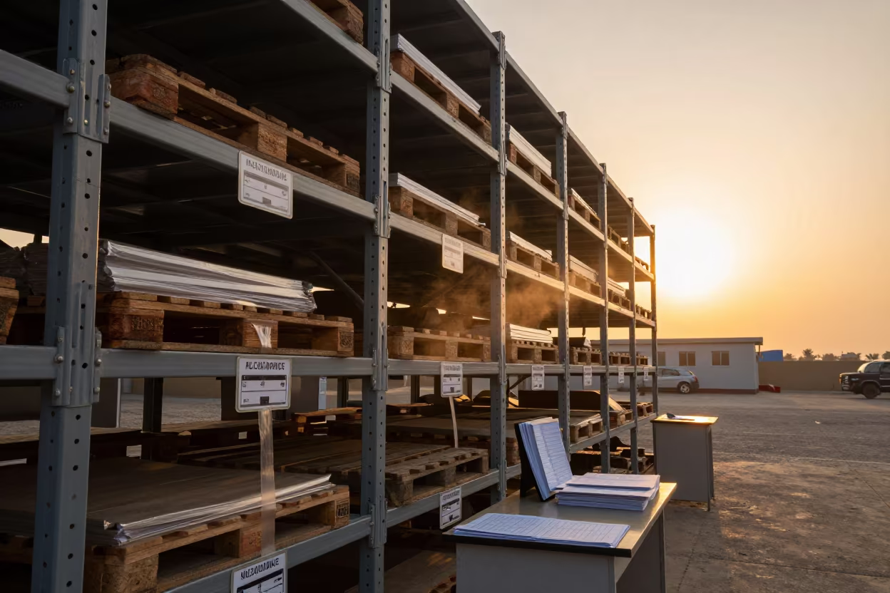 Honey Light Dust Dispatch Office Logistics in inside a dispatch office above the dock in Khuzdar