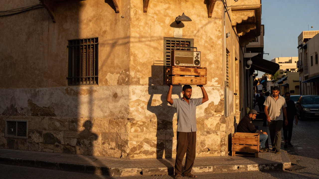 Honeyed Evening Light on Evening Light in Alexandria in in Alexandria, Egypt