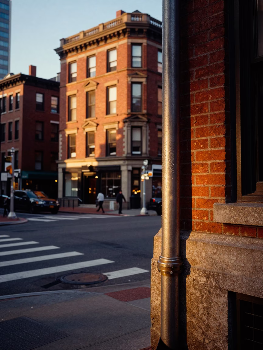 Honeyed Evening Light on Evening Light in Boston in in Boston, Massachusetts, United States