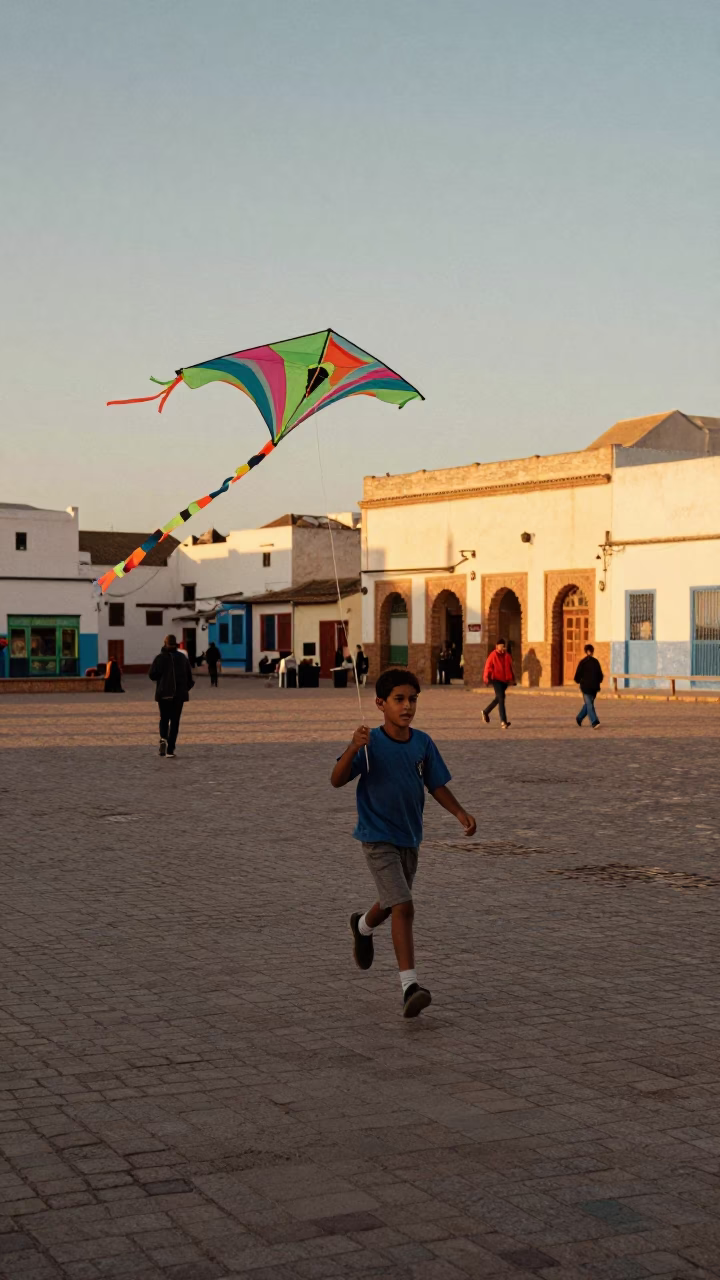 Honeyed Evening Light on Evening Light in Essaouira in in Essaouira, Morocco