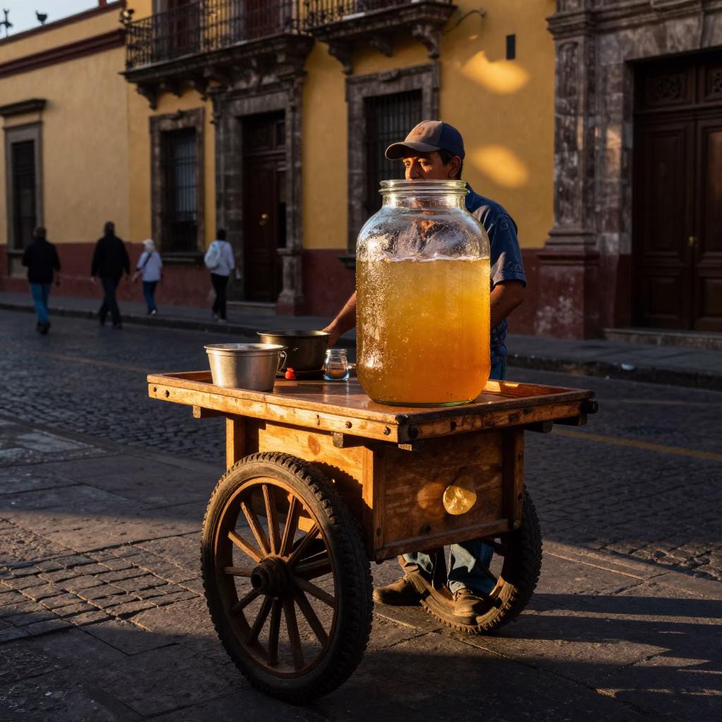 Honeyed Evening Light on Evening Light in Mexico City in in Mexico City, Mexico