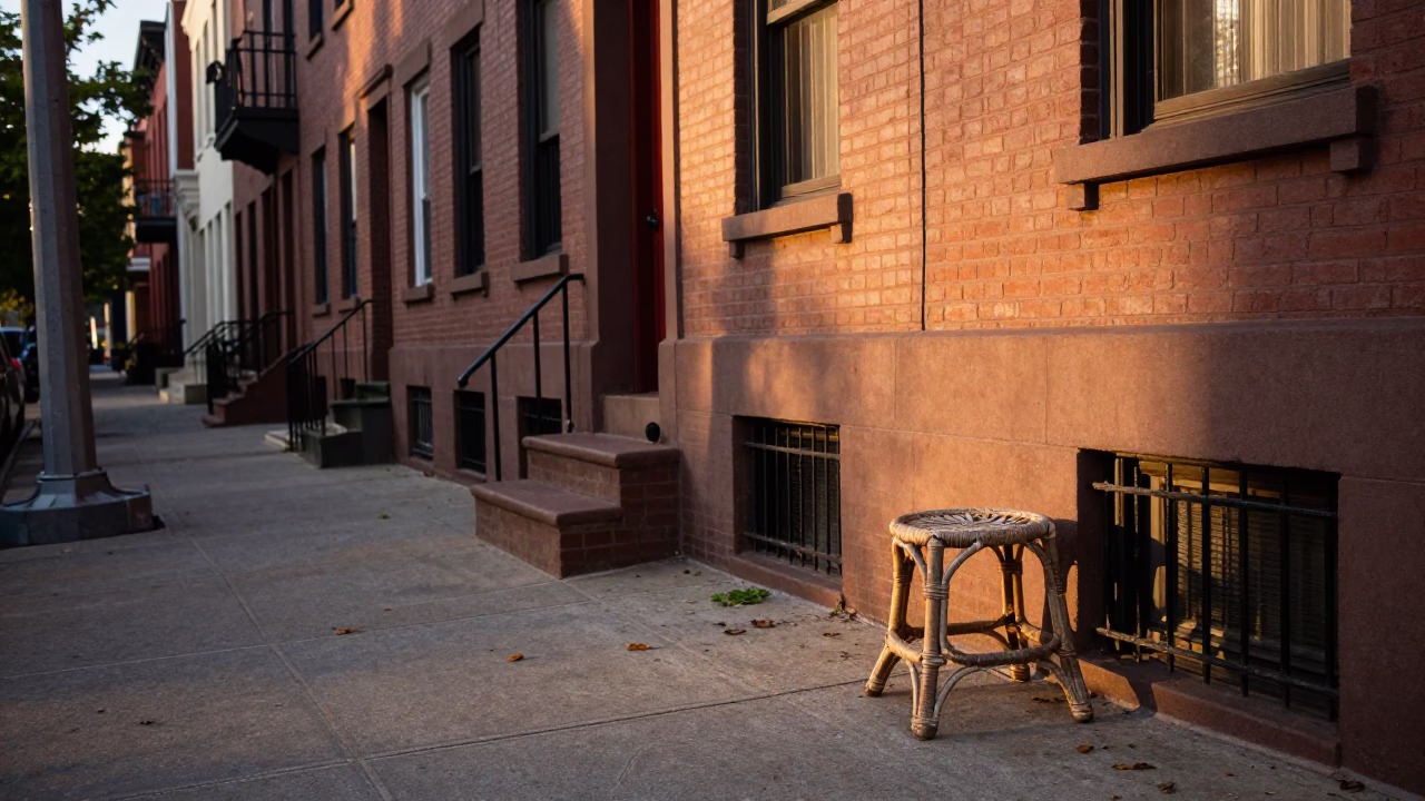 Honeyed Evening Light on Street Scene in Philadelphia in in Philadelphia, Pennsylvania, United States