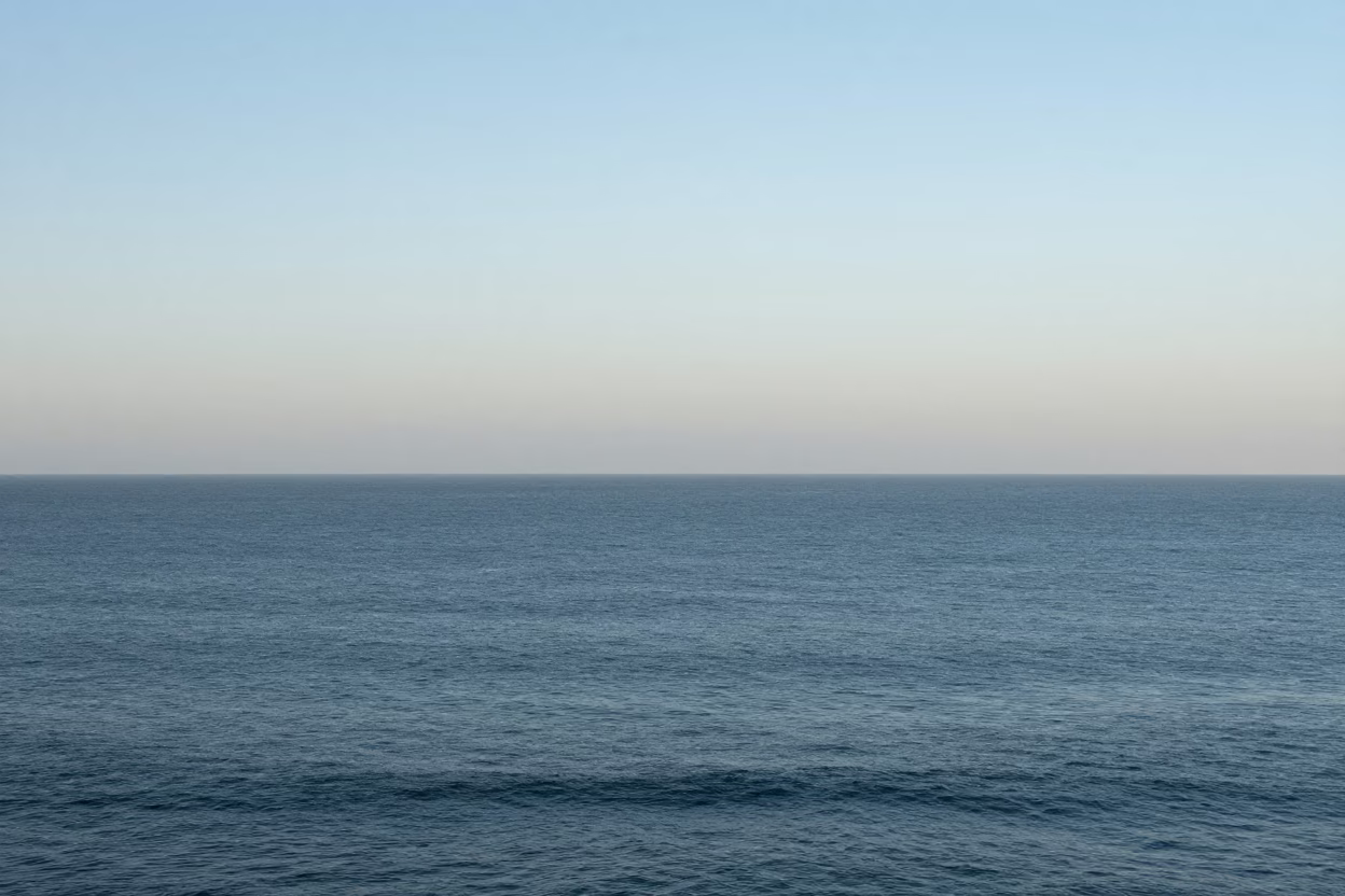 Horizon in Dakar at The Late Morning Light in in Dakar, Senegal