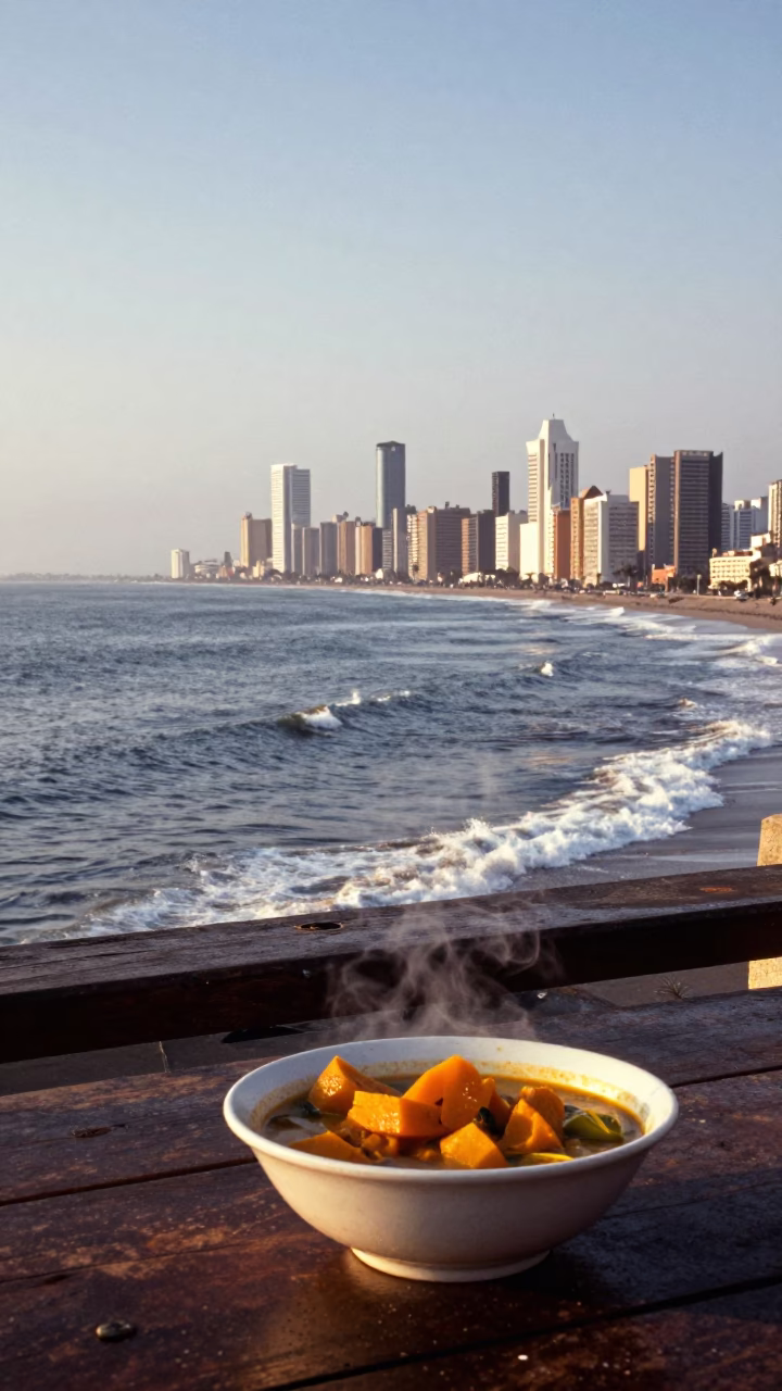 Horizon Shot in Lima at The Late Afternoon Light in in Lima, Peru