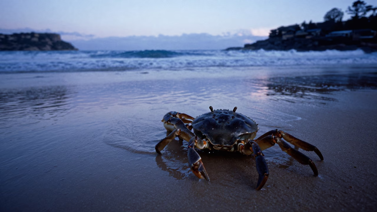 Horseshoe Crab Spawning on Sydney Beach in near Manly, Sydney