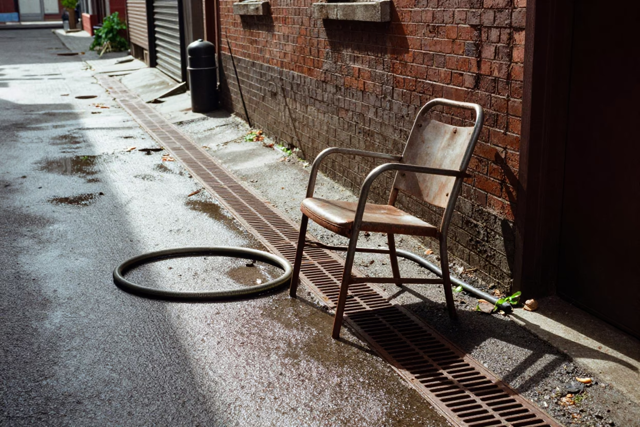 Hose at Afternoon Light in Portland in in Portland, Oregon, United States