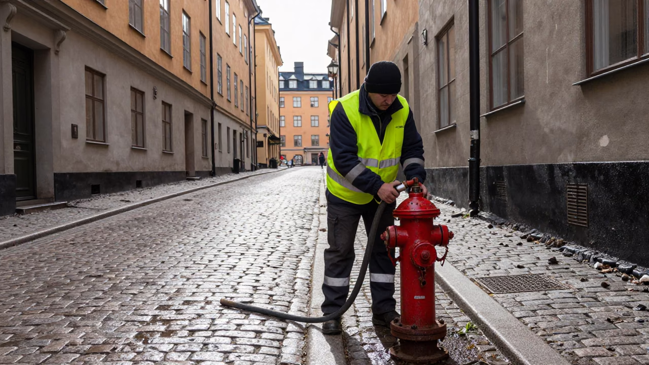 Hose Nozzle in Stockholm in in Stockholm, Sweden
