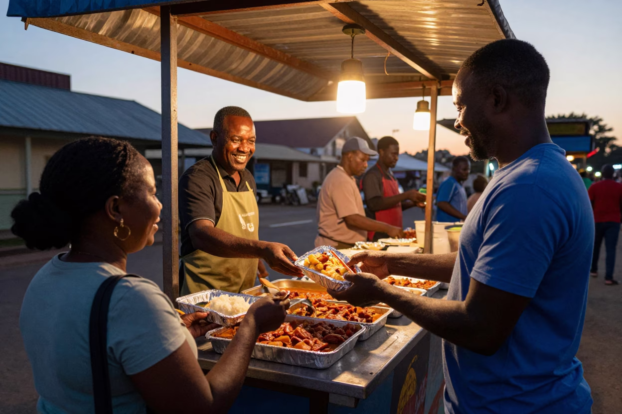 Hot Bobotie in Durban at The Early Evening Light in in Durban, South Africa