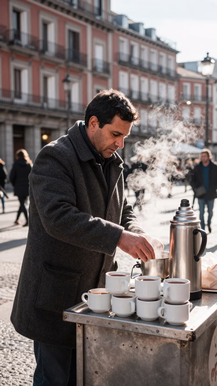 Hot Chocolate in Madrid in in Madrid, Spain