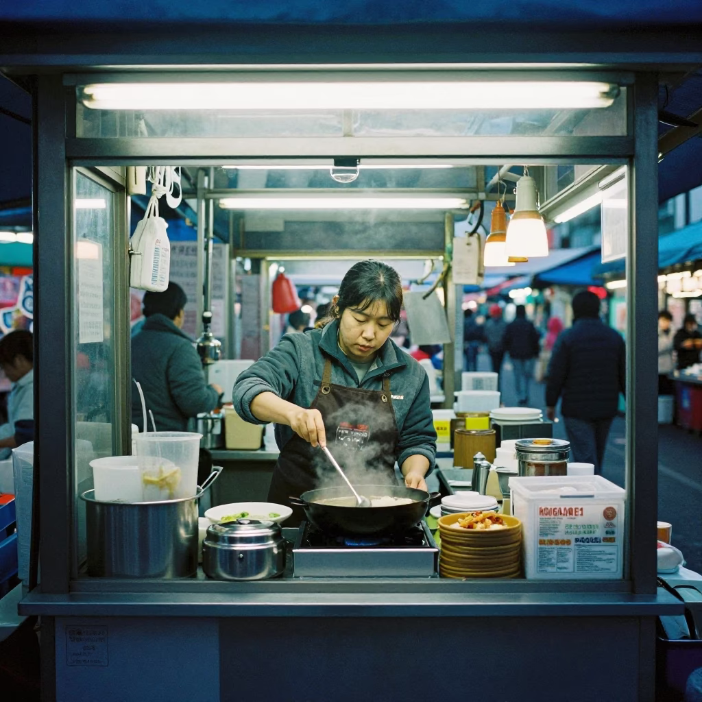 Hot Soup in Busan in in Busan, South Korea