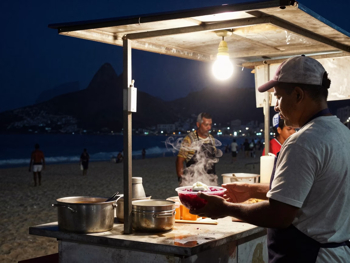 Hot Soup in Rio De Janeiro in in Rio de Janeiro, Brazil