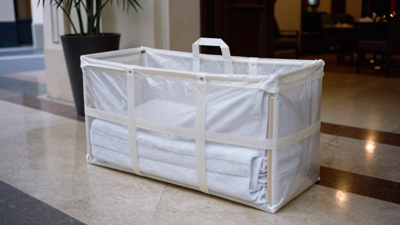 Hotel Crib Sheet Package in Marseille Lobby in inside a hotel lobby in Marseille