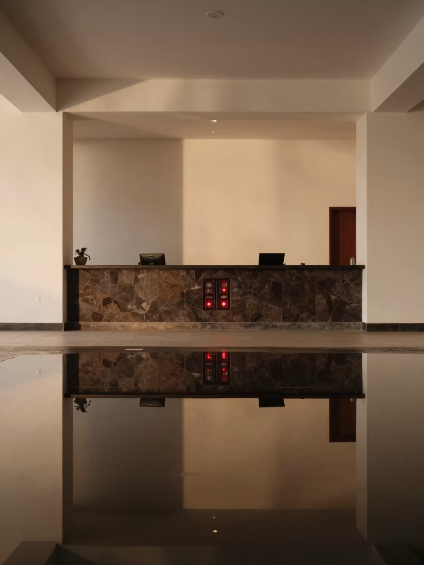 Hotel Reflection in Spa Puddle Los Teques in inside a spa reception near Los Teques