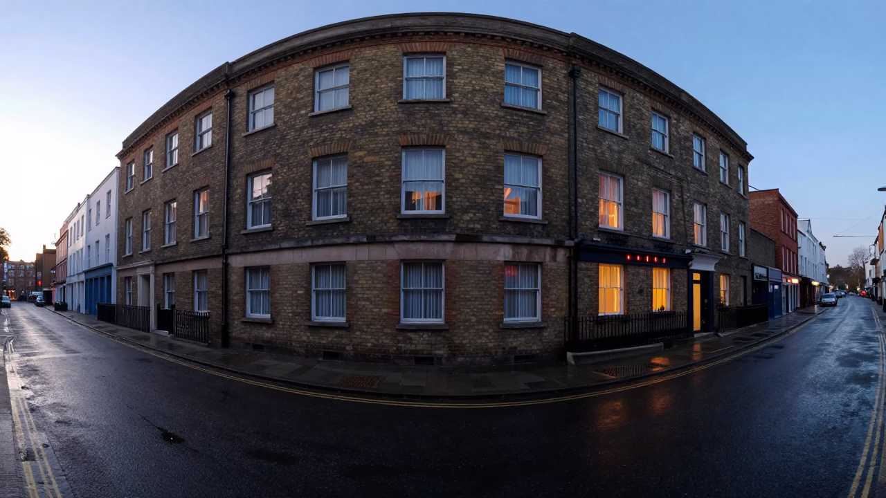 Hotel Windows And Tail Lights in Bristol in in Bristol, United Kingdom