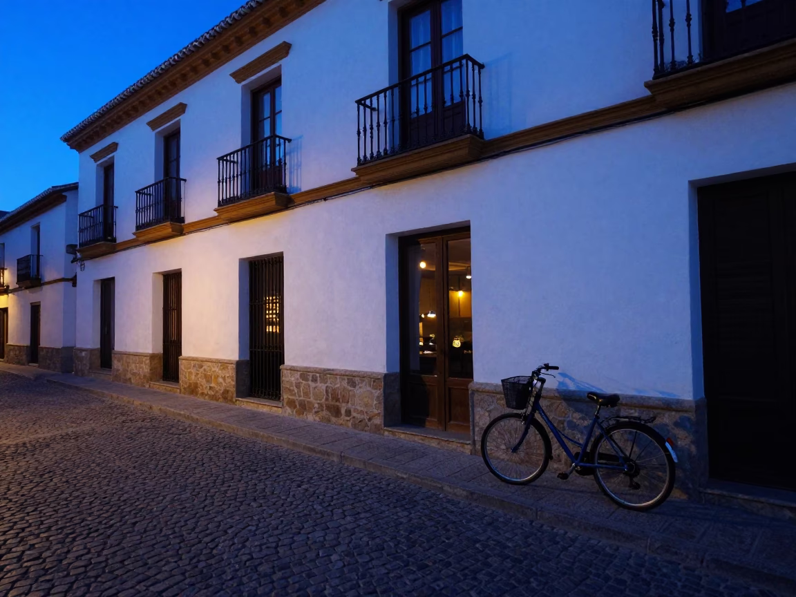 Hour Bicycle in Granada at The Last Blue Light Of Evening in in Granada, Spain