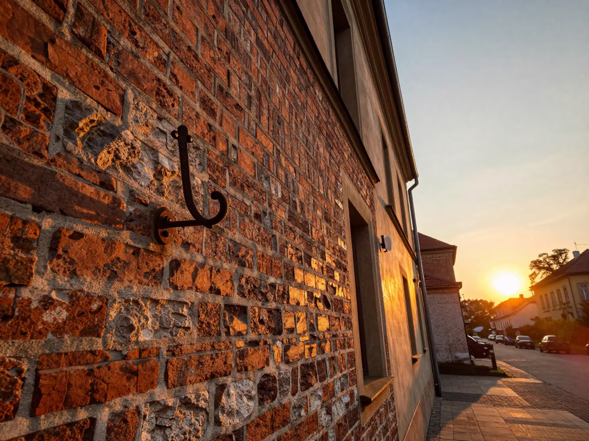 Hour Light in Krakow at As The Sun Drops Toward The Horizon in in Krakow, Poland