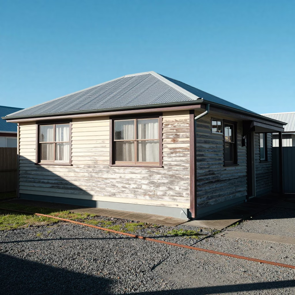 House Exterior in Christchurch in in Christchurch, New Zealand