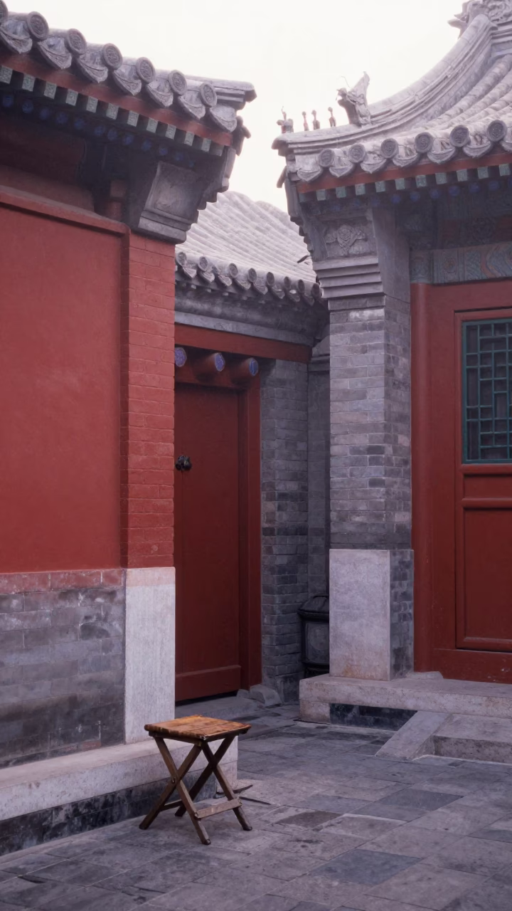 Hutong Courtyard in Beijing in in Beijing, China