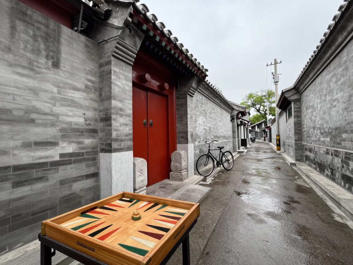 Hutong Entrance in Beijing in in Beijing, China