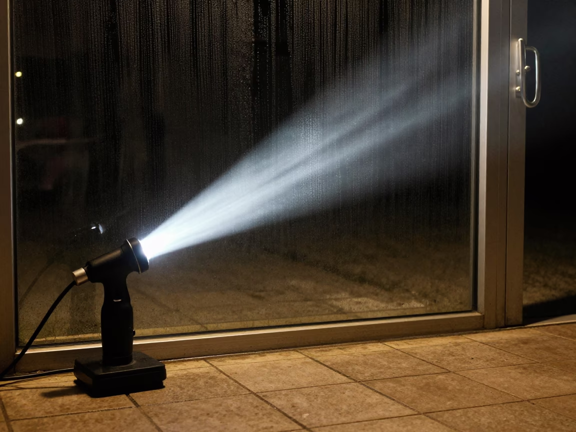 Hydrobath Nozzle Caddy Night Light Braga in inside a grooming bay in Braga