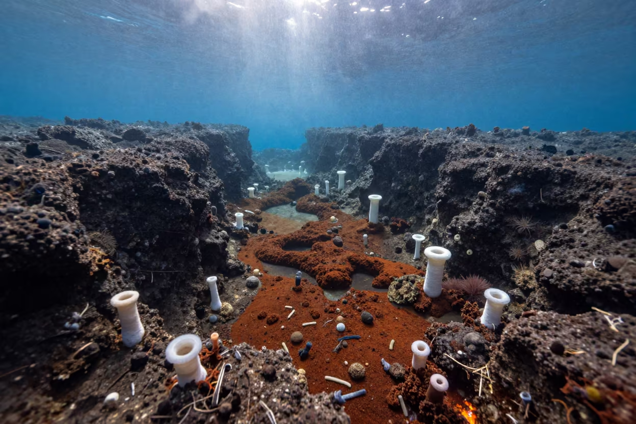 Hydrothermal Vent Garden Ocean Ridge Spain Afternoon in in Spain