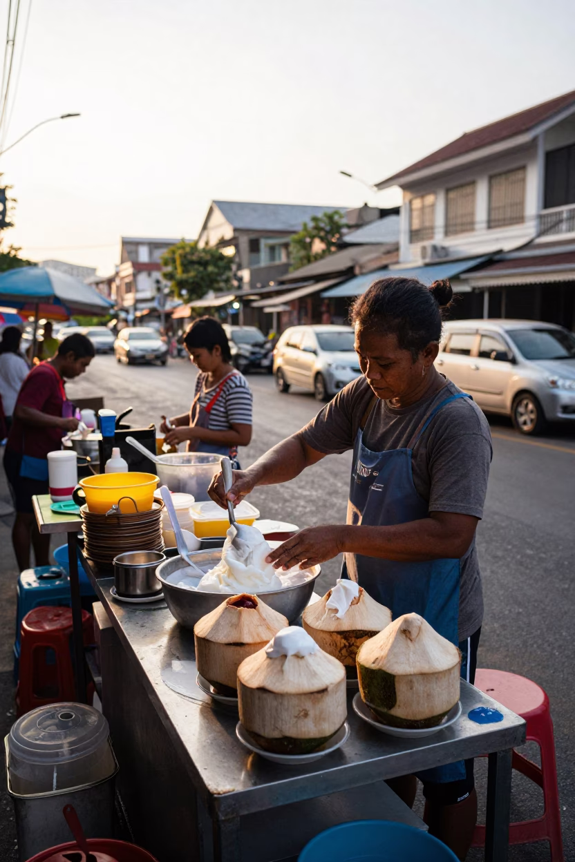 Ice Cream in Phuket in in Phuket, Thailand