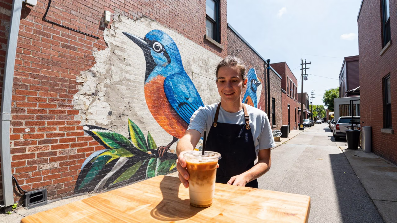 Iced Coffee in Nashville in in Nashville, Tennessee, United States