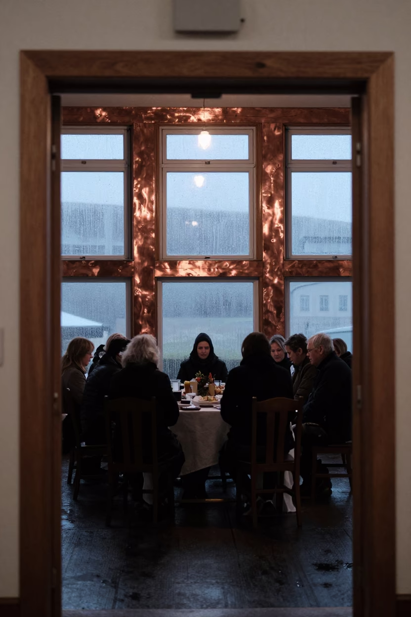 Icelandic Thorrablot Feast in Shenzhen Hall in in a ceremonial hall in Shenzhen