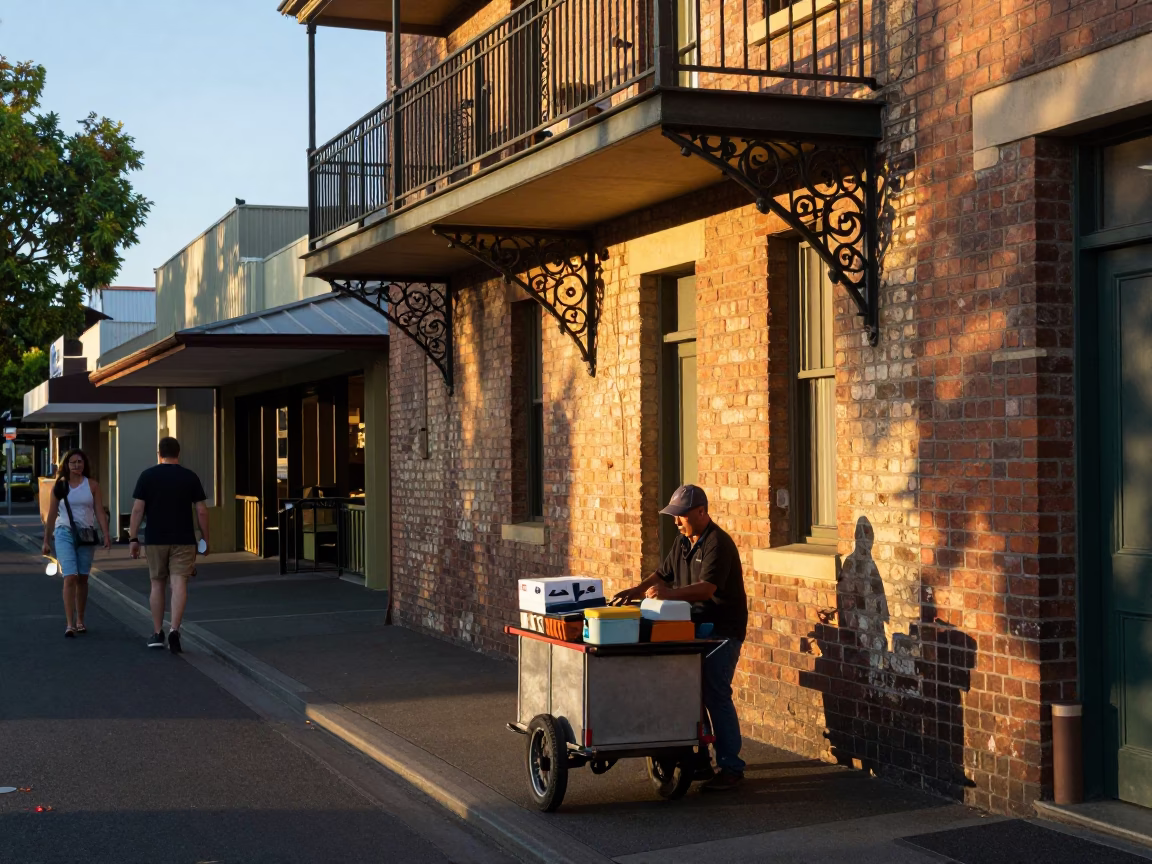 Idle Locals in Adelaide in in Adelaide, South Australia, Australia