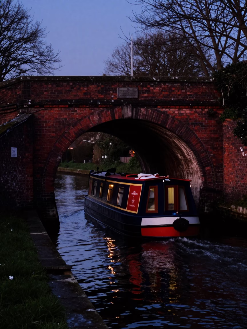 Indigo Twilight After Sunset on Photography 1980s in Bristol in in Bristol, United Kingdom
