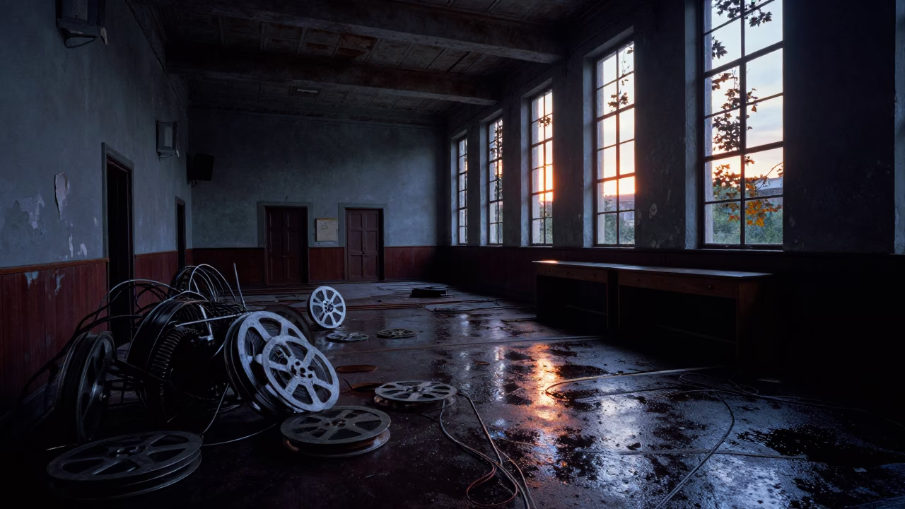 Indigo Twilight Cinema Projection Room Santiago in in a ceremonial hall in Santiago