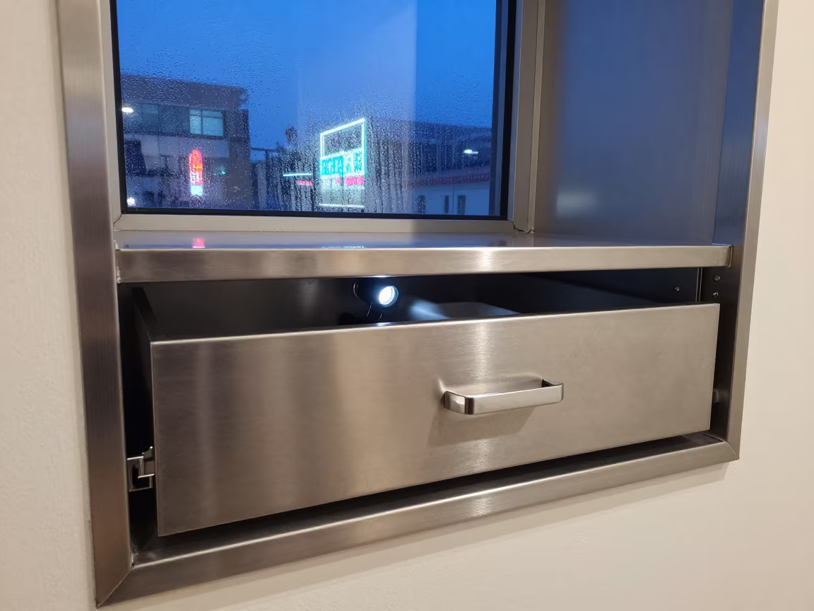 Indigo Twilight Flashlight Drawer Maintenance Hotel in inside a breakfast room before opening in Daejeon