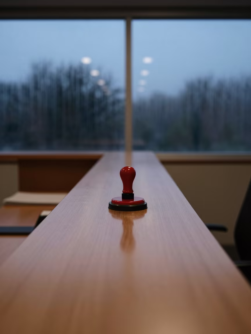 Indigo Twilight Witness Stamp Pad Office Desk in at an office reception desk near Sullana