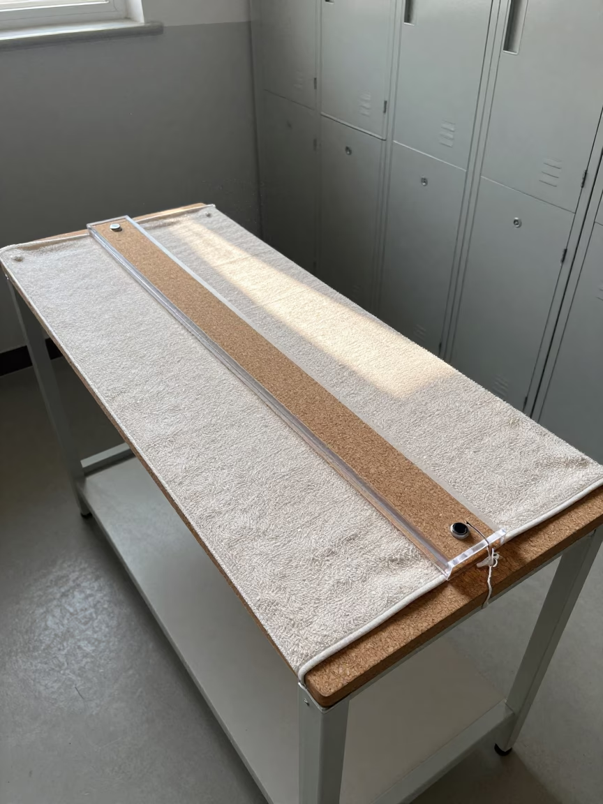 Infrared Sauna Towel Cycle Board Workshop Shelf in on a workshop shelf in Jinan