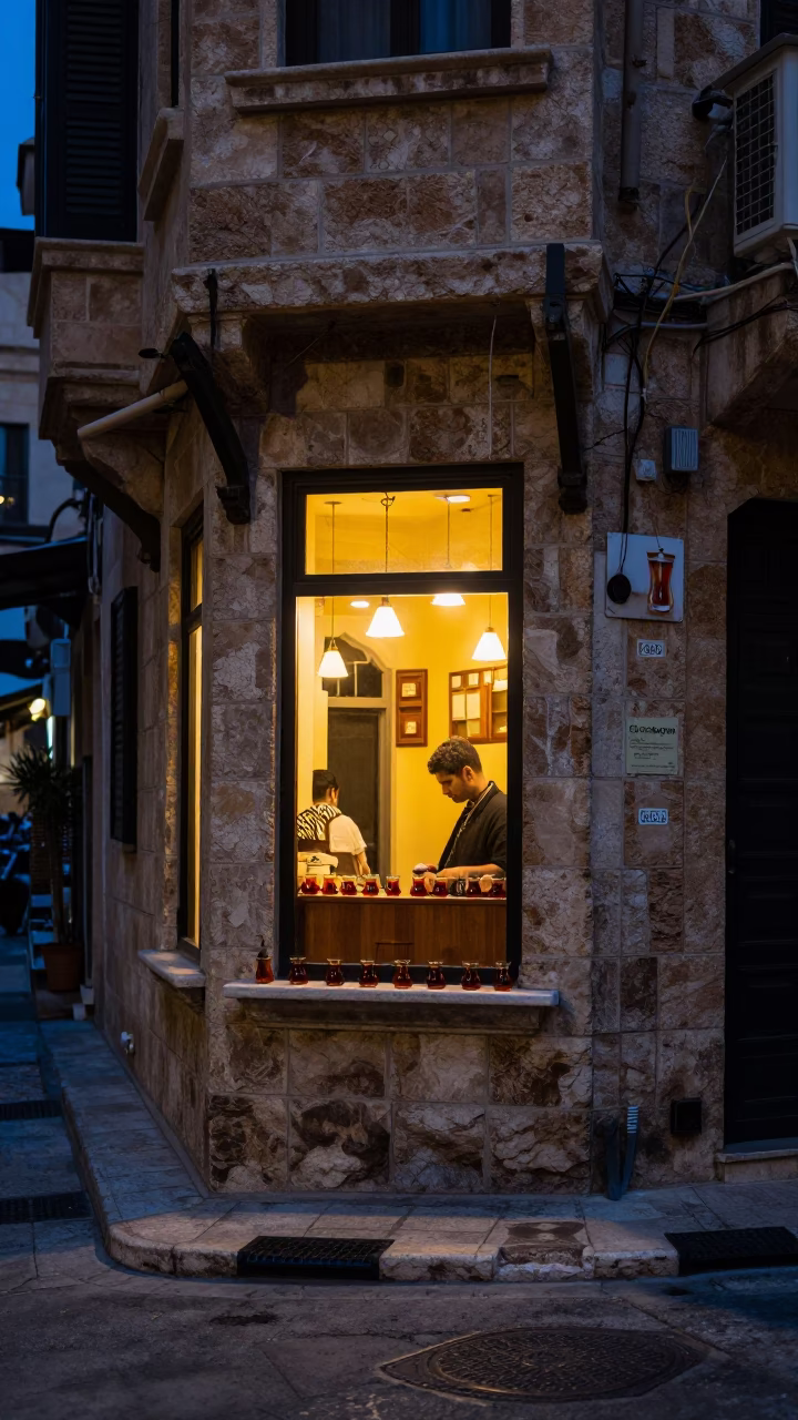 Infuser at Blue Hour in in Beirut, Lebanon