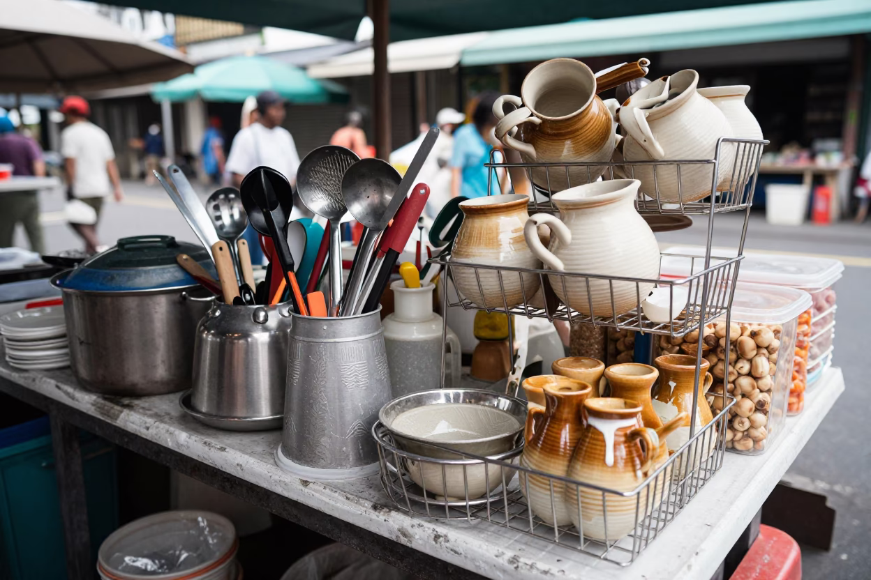 Ingredients in Phuket at Midday Light in in Phuket, Thailand