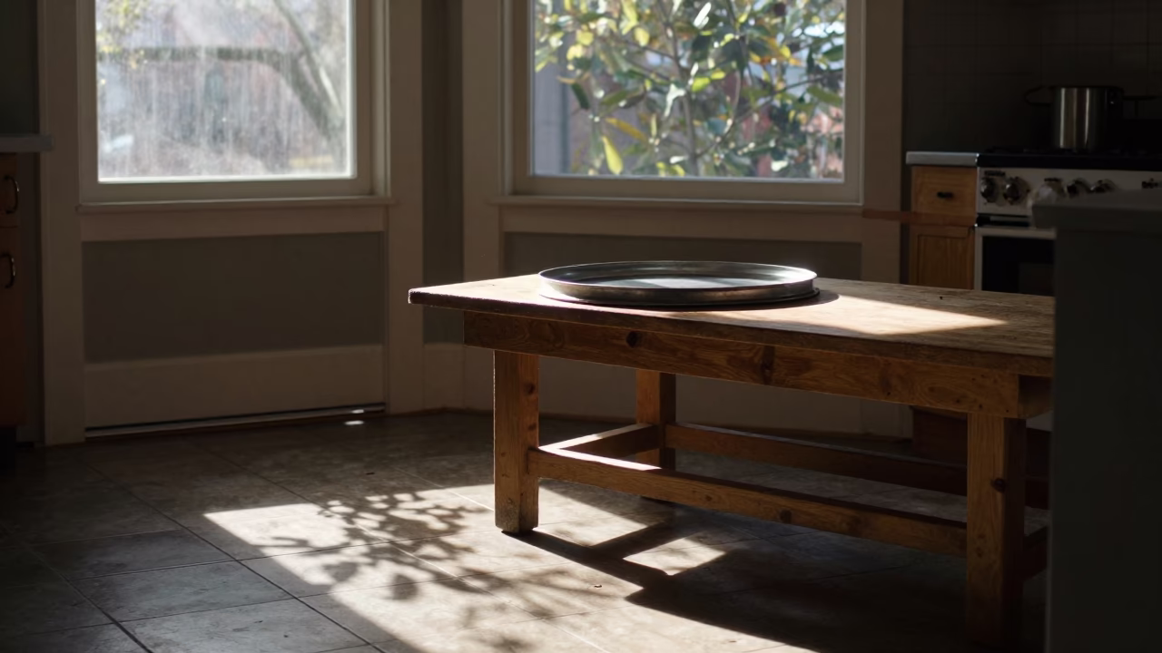 Interior Scene in Portland at As First Light Reaches The Scene in in Portland, Oregon, United States