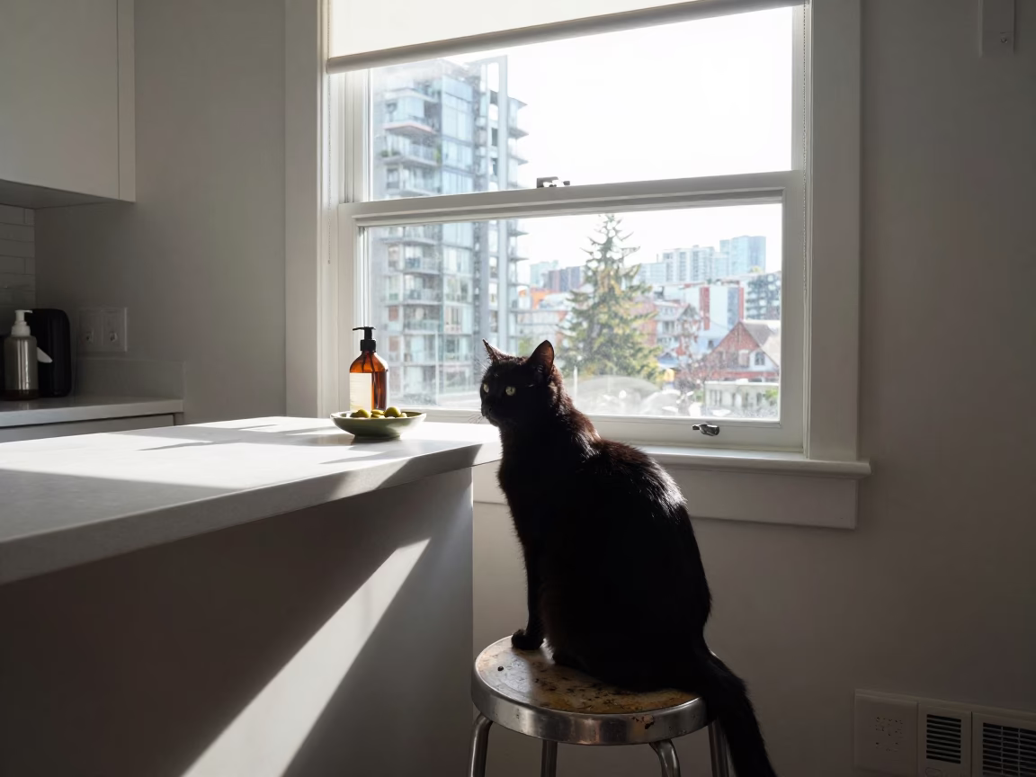 Interior Scene in Vancouver at Midday Light in in Vancouver, British Columbia, Canada