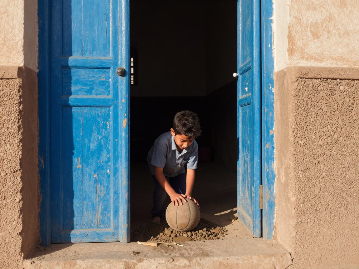 Into Mud in Essaouira in in Essaouira, Morocco